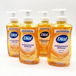 4x Dial Liquid Hand Soap 11oz Gold Antibacterial Formula Kills Germs & Moisturiz